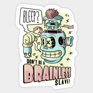 Brainless Sticker